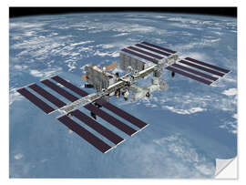 Muursticker International space station ISS