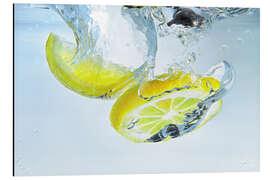 Aluminium print Lemon Splash II