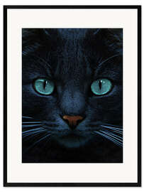 Plakat artystyczny premium w ramie eyes of blue