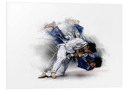 Foam board print Judo