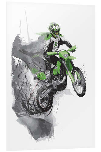 Foam board print Motocross