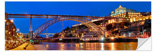 Sticker mural Pont Louis Ier à Porto, Portugal