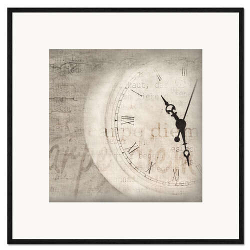 Impression artistique encadrée Carpe diem