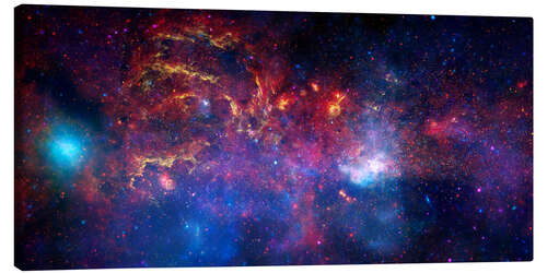 Canvas print central region of the Milky Way galaxy