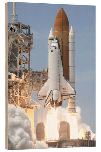 Obraz na drewnie Atlantis Space shuttle