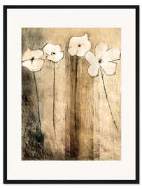 Gerahmter Kunstdruck Blumen