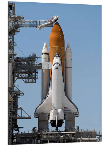 Alumiinitaulu Space Shuttle Endeavour