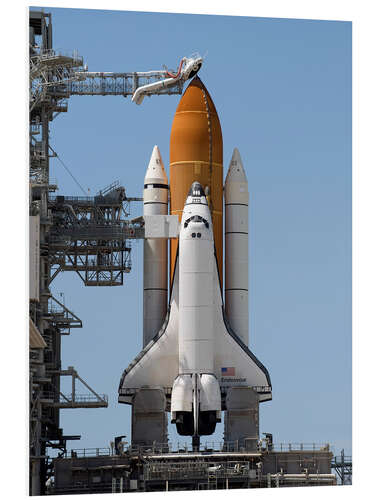 Tableau en PVC Navette spatiale Endeavour