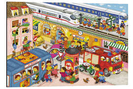 Magnettafel Am Bahnhof