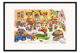 Gerahmter Kunstdruck Adventszeit