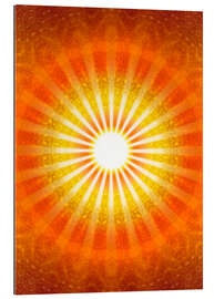 Gallery print Rays of hope - orange