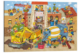 Magnettafel Achtung, Baustelle