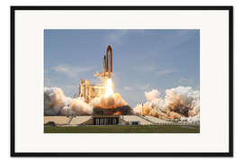 Gerahmter Kunstdruck Space shuttle Atlantis