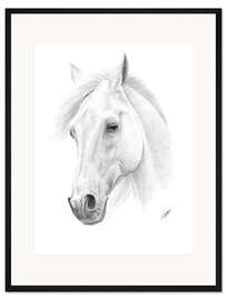 Gerahmter Kunstdruck Schimmelportrait