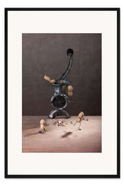 Gerahmter Kunstdruck Simple Things - Fleischwolf
