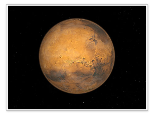 Póster Planeta Marte