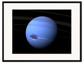 Ingelijste kunstdruk Neptune