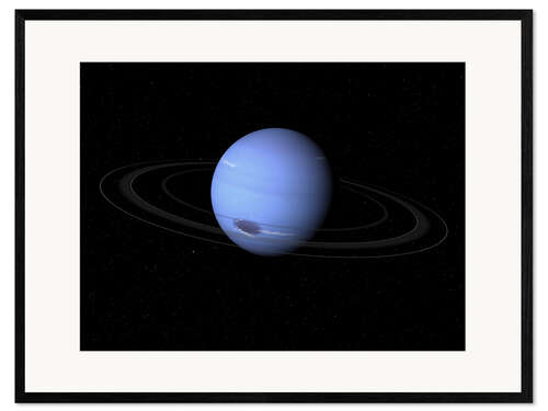 Ingelijste kunstdruk Neptune