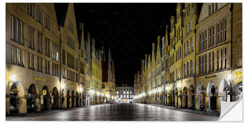 Selvklebende plakat Prinzipalmarkt Muenster