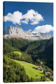 Canvas print Dolomites, Rosengarten Range