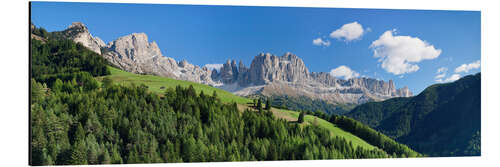 Aluminium print Dolomites, Rosengarten Range