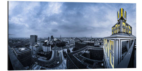 Tableau en aluminium Vue sur Dortmund 