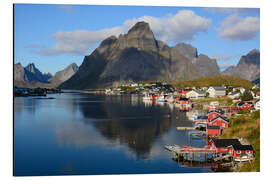 Aluminium print reine - lofoten