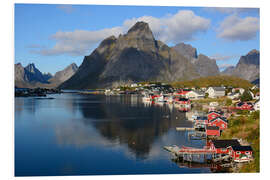 Foam board print reine - lofoten