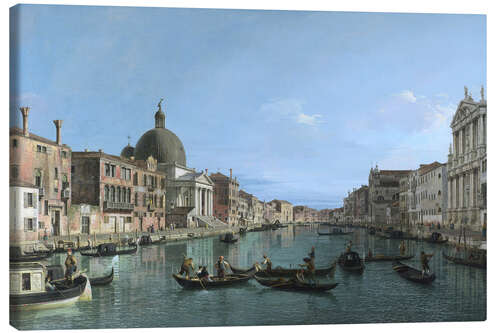 Canvas print The Grand Canal with S. Simeone Piccolo