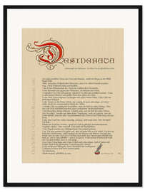 Gerahmter Kunstdruck Desiderata I