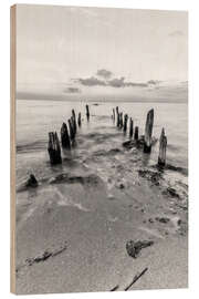 Obraz na drewnie Wooden bridge at the Beach