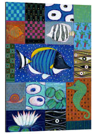 Magnettafel Paradiesgarten Fische