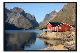 Gerahmter Kunstdruck Hamnoy - Lofoten