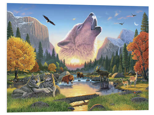 Tableau en PVC Harmonie sauvage