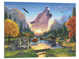 Tableau en plexi-alu Harmonie sauvage