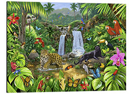 Aluminium print Rainforest harmony