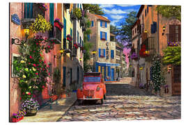 Magnettafel Idyllische Gasse in Frankreich