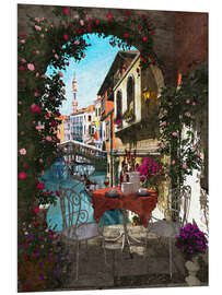 Foam board print Venice Vue