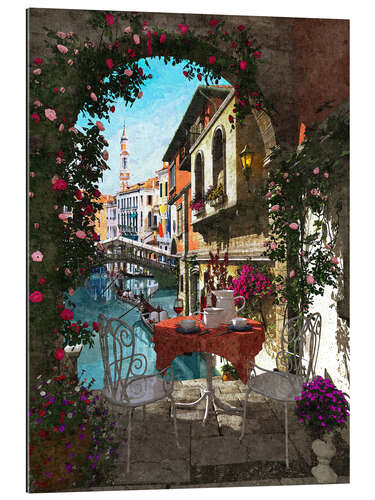 Gallery Print Frühstücken in Venedig