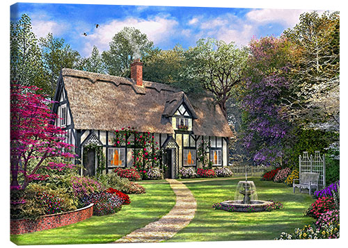 Canvas print The Hideaway Cottage