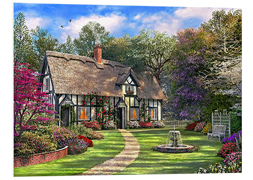 Foam board print The Hideaway Cottage