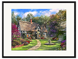 Framed art print The Hideaway Cottage