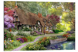 Magnettafel Das versteckte Landhaus im Wald