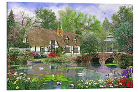 Magnettafel Das Landhaus im April