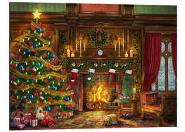 Magnettafel Im Landhaus ist Weihnachten