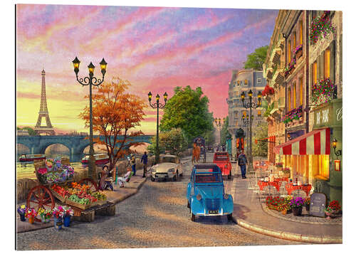 Gallery Print Sonnenuntergang an der Seine