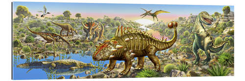 Gallery Print Dinosaurier Panorama