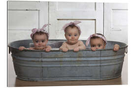 Gallery print Cheeky Babies in the bath