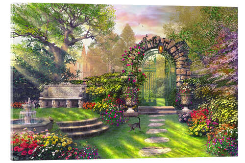 Acrylglasbild Das Tor zum verlorenen Garten