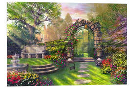 Hartschaumbild Das Tor zum verlorenen Garten - Dominic Davison